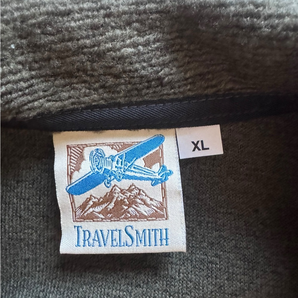 Travel Smith Button Down Collard Sweater Jacket W… - image 4